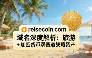 加密货币域名reisecoin.com 深度解析：旅游 + 加密货币双赛道战略资产