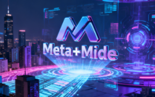 元宇宙域名MetaMide.com推荐语：解码“Meta+Mide”的虚实融合与跨界生态