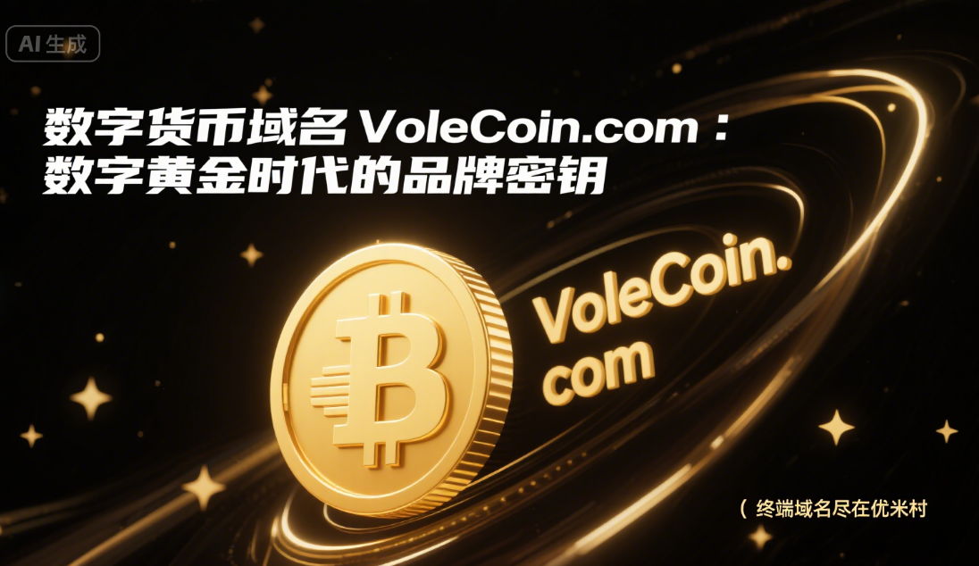 数字货币域名VoleCoin.com：数字黄金时代的品牌密钥-第1张图片-优米村(YOUMICUN.COM)
