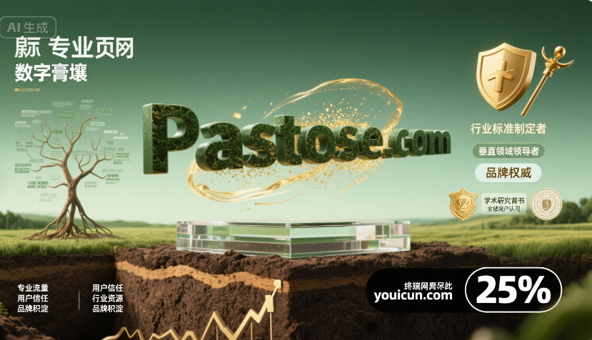 英文单词精品域名Pastose.com：铸就专业领域的数字膏壤，开启品牌权威新纪元-第1张图片-优米村(YOUMICUN.COM)