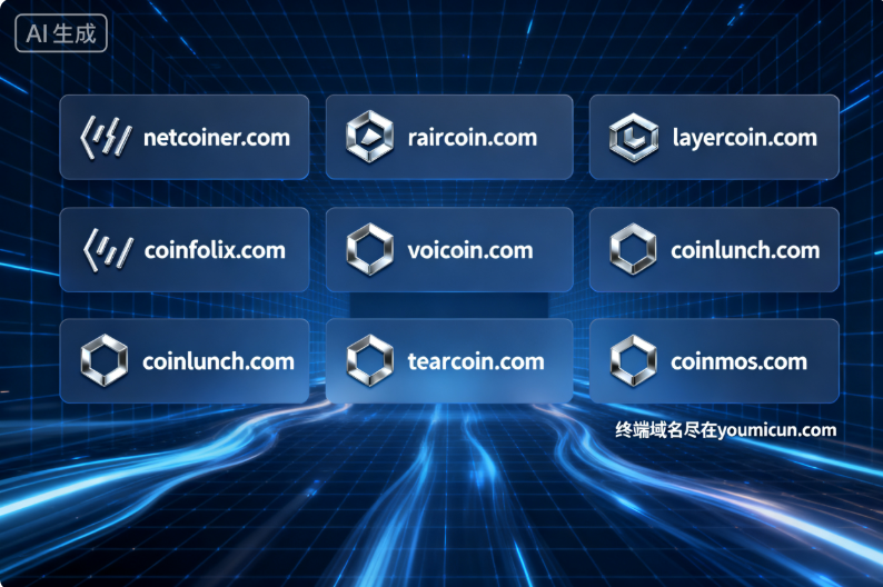域名推荐！挖掘数字货币领域的黄金域名——80个精品域名全景解析-第2张图片-优米村(YOUMICUN.COM)