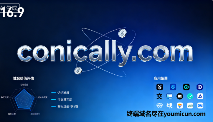 数字货币域名conically.com深度解析与商业使用价值评估报告-第1张图片-优米村(YOUMICUN.COM)