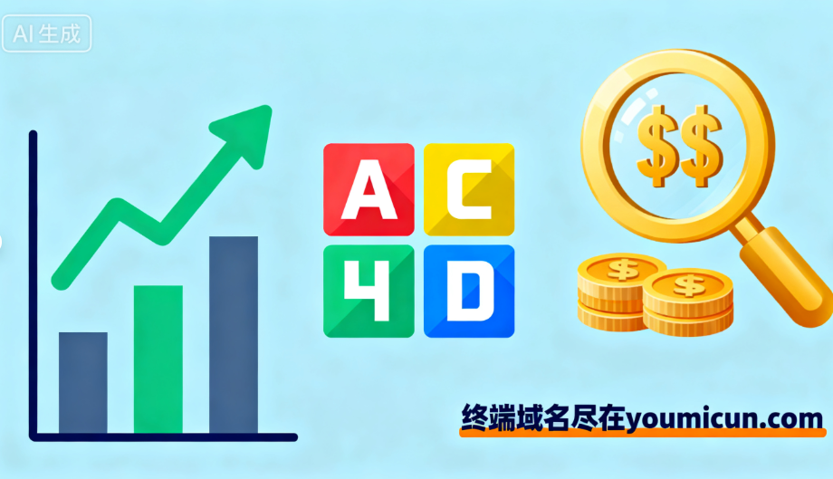 你如何看待四字母域名投资?你手上有四字母域名吗?-第1张图片-优米村(YOUMICUN.COM) 你如何看待四字母域名投资?你手上有四字母域名吗?-第1张图片-优米村(YOUMICUN.COM)