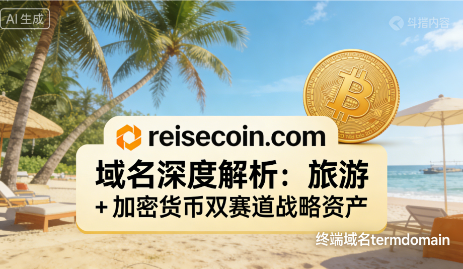 加密货币域名reisecoin.com 深度解析：旅游 + 加密货币双赛道战略资产-第1张图片-优米村(YOUMICUN.COM)